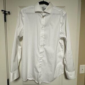 Ralph Lauren Dress Shirt - 17 Neck, 34/35 Sleeves, White